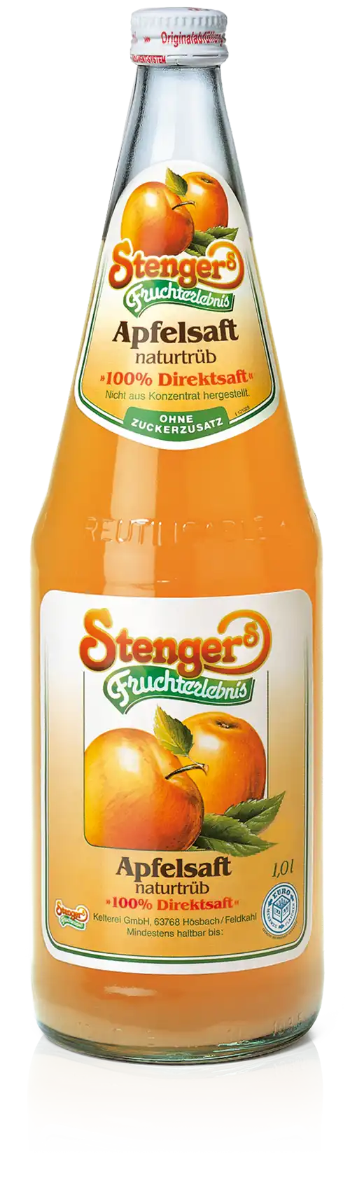 Stenger's Apfelsaft naturtrüb 1.0 l